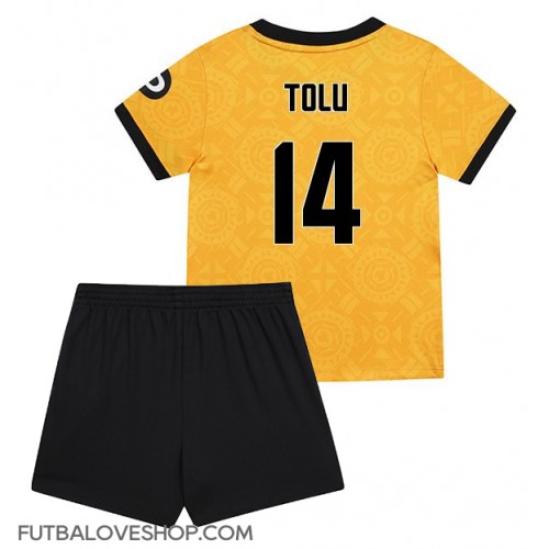 Dres Wolves Tolu Arokodare #14 Domáci pre deti 2025-26 Krátky Rukáv (+ trenírky)